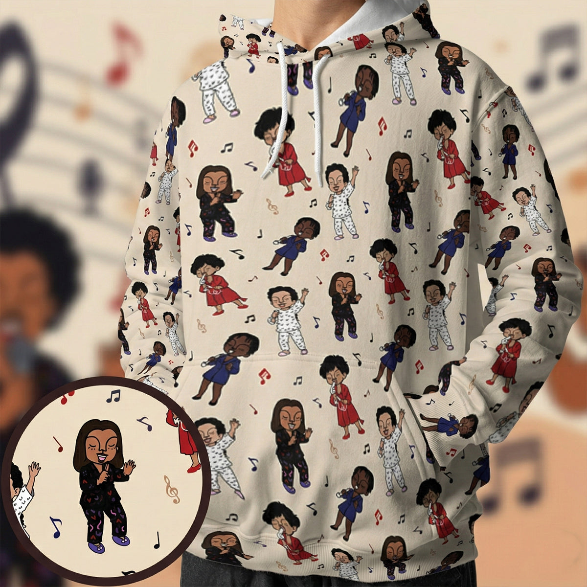 All-over Print Hoodie - TN1S829S