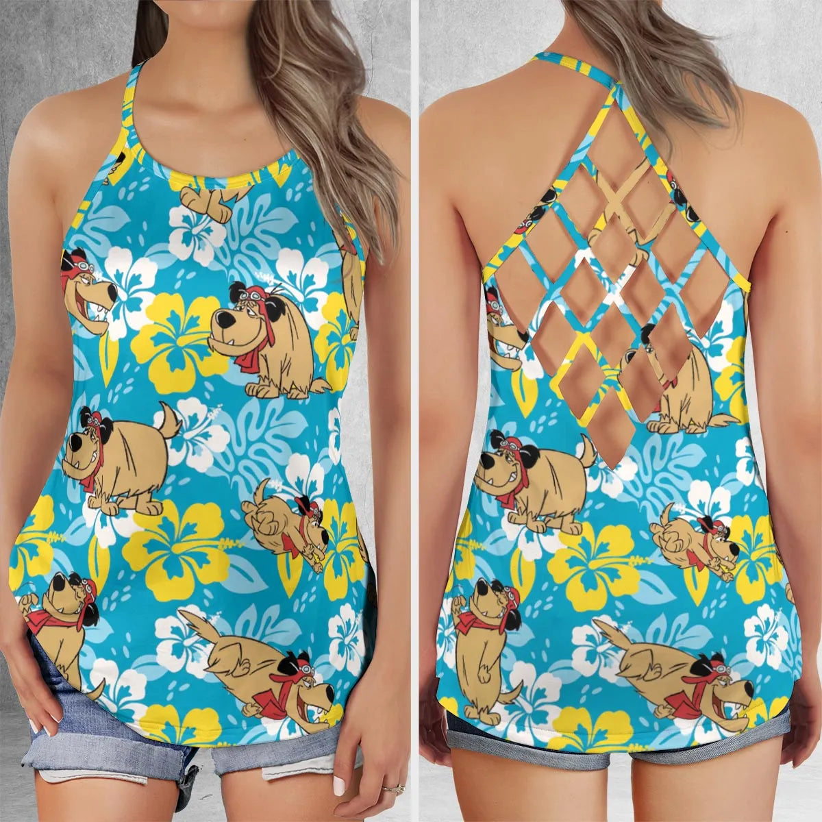 Criss Cross Tank Top - VVZ9BT37