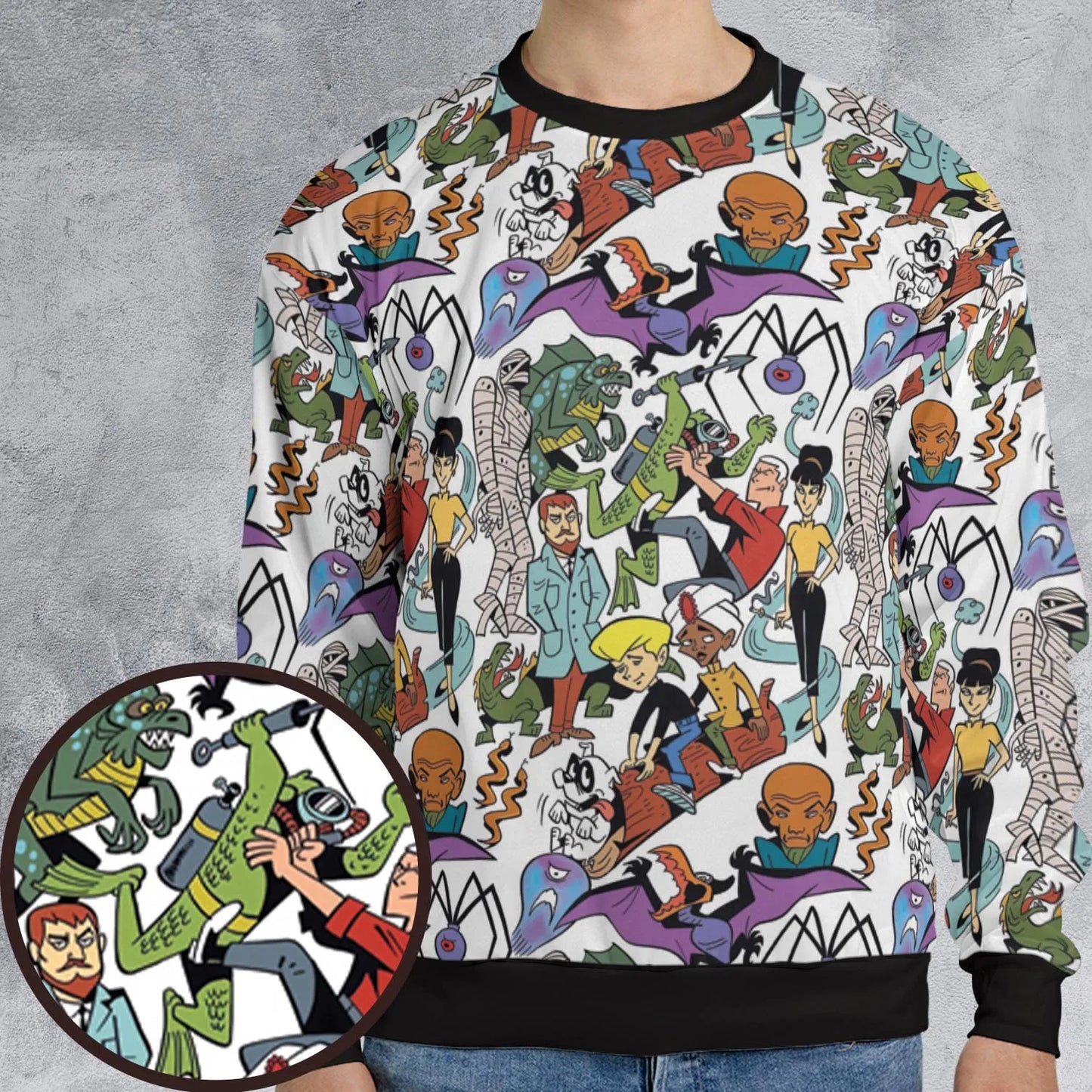 All-over Print Sweatshirt - J22NB8RK
