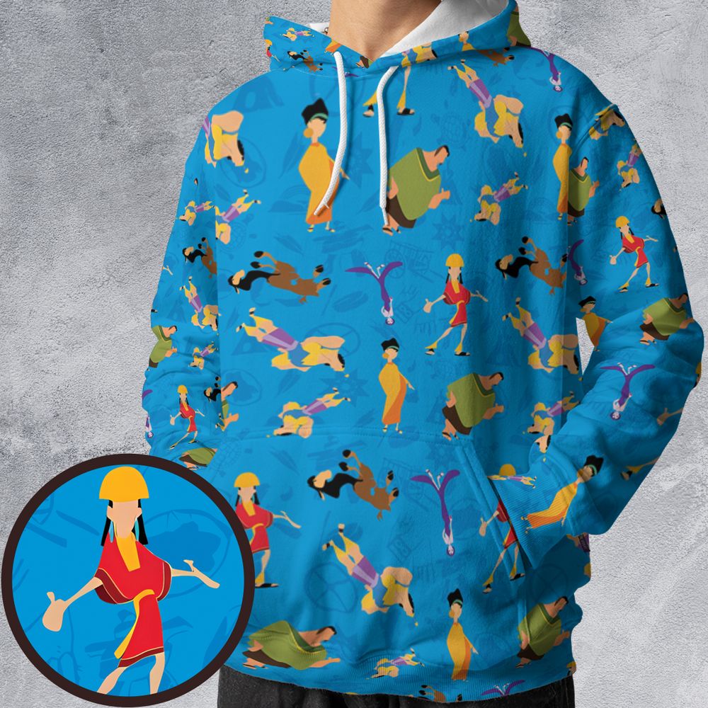All-over Print Hoodie - QF7L7QHE -  - 1