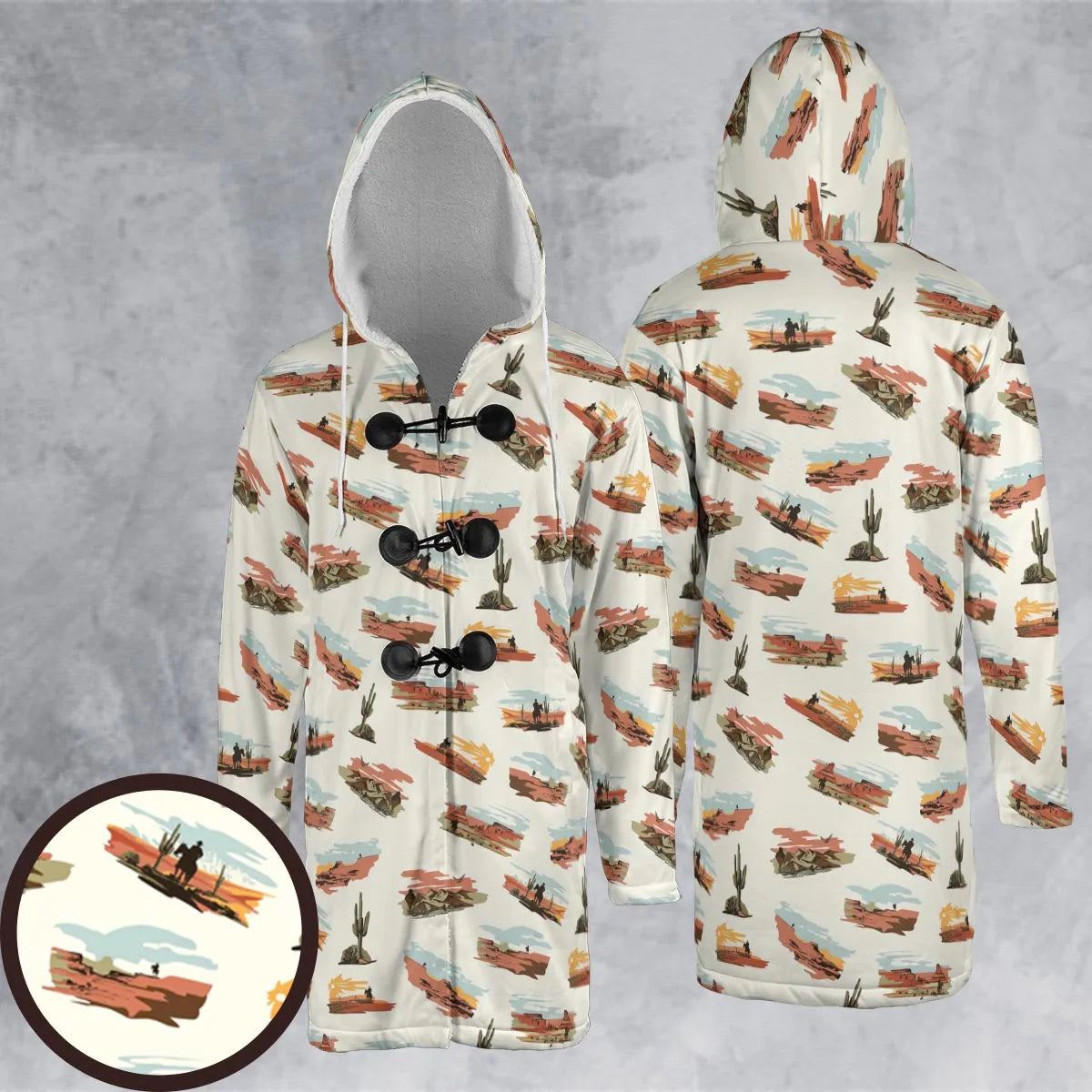 Hooded Cloak Coat - UCG5CYR6