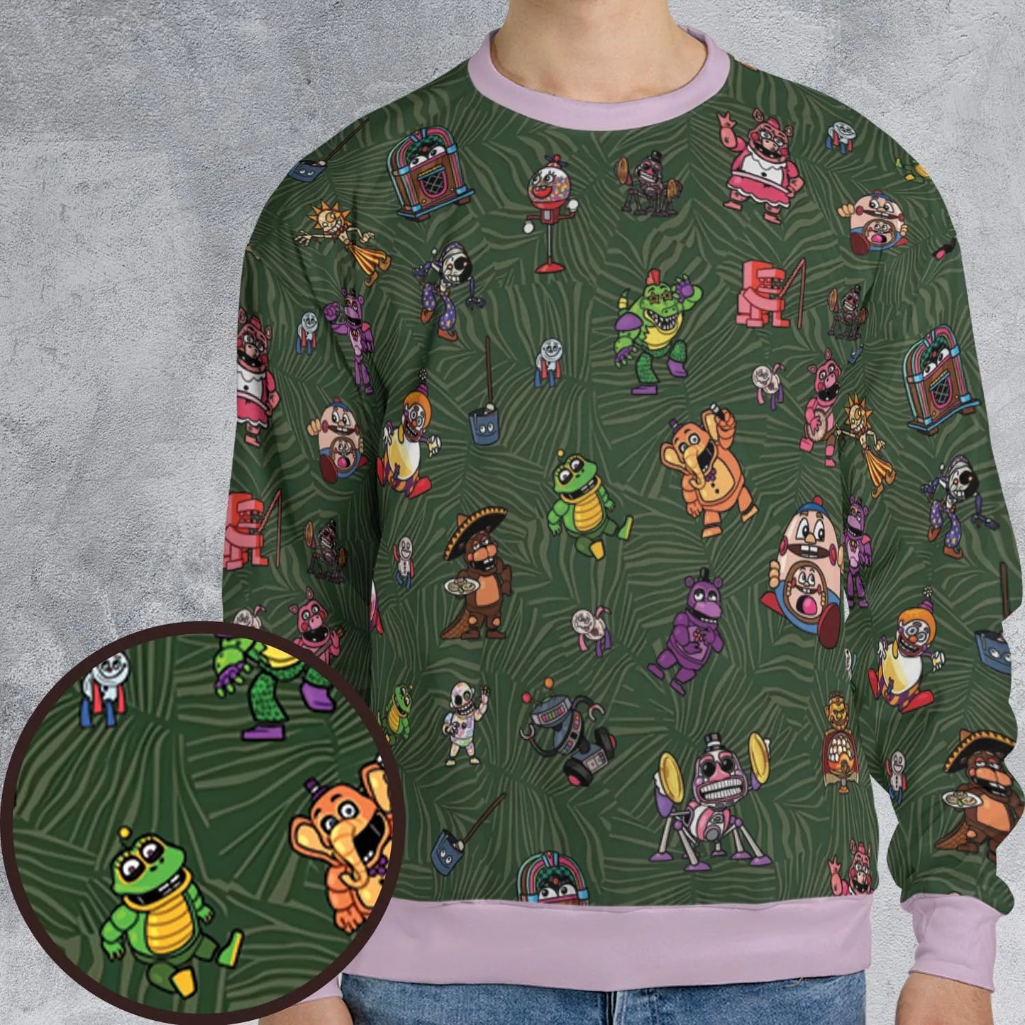 All-over Print Sweatshirt - FPGMDRG1