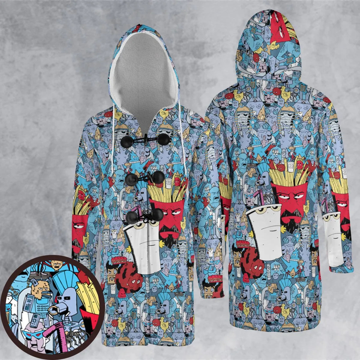 Hooded Cloak Coat - P4892ET4