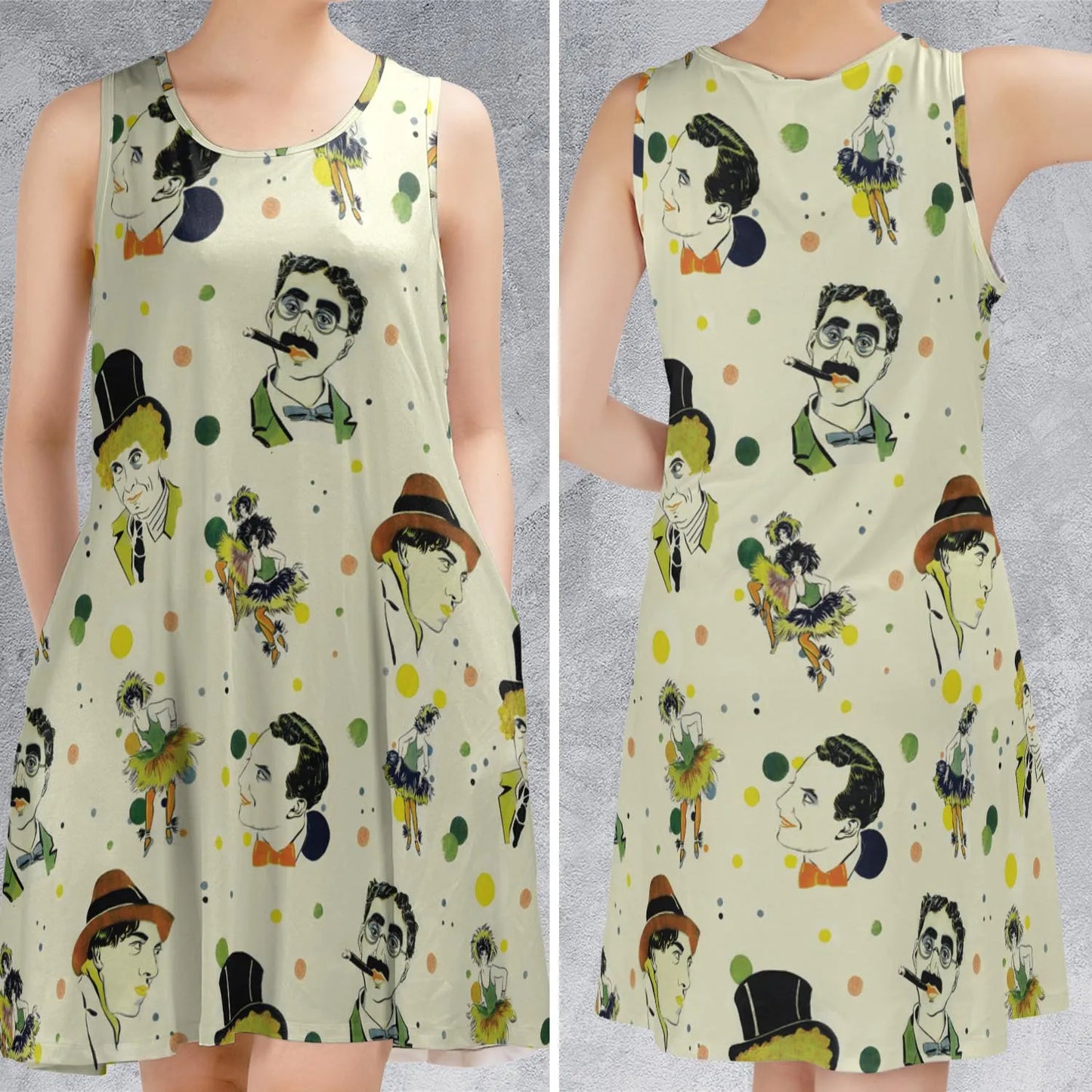 Sleeveless Dress - LHZMHFYZ