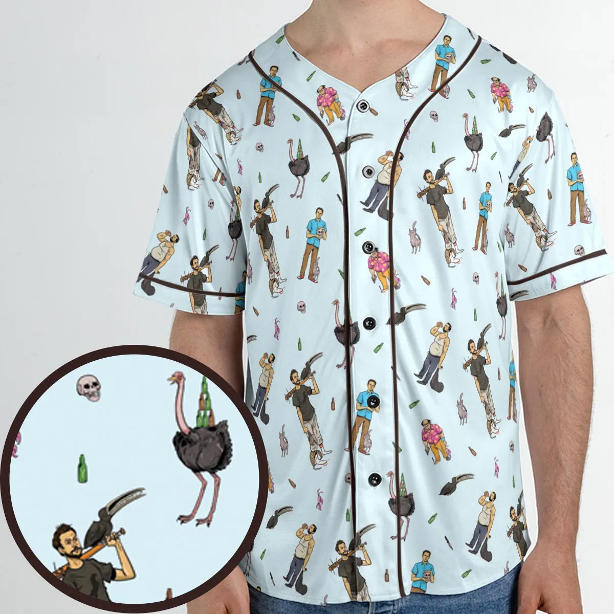 Unisex Baseball Jersey - SX3TE5YU