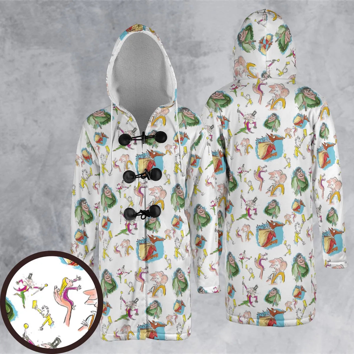 Hooded Cloak Coat - 4PXQTXU3