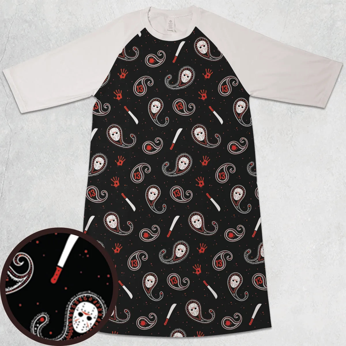 3/4 Sleeve Raglan Dress - T77V294X