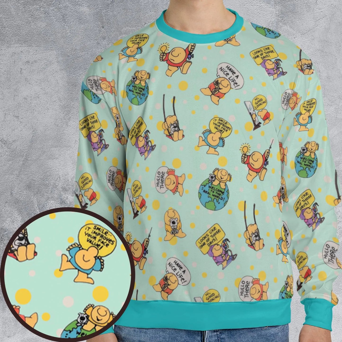 All-over Print Sweatshirt - AUT6LL3Z