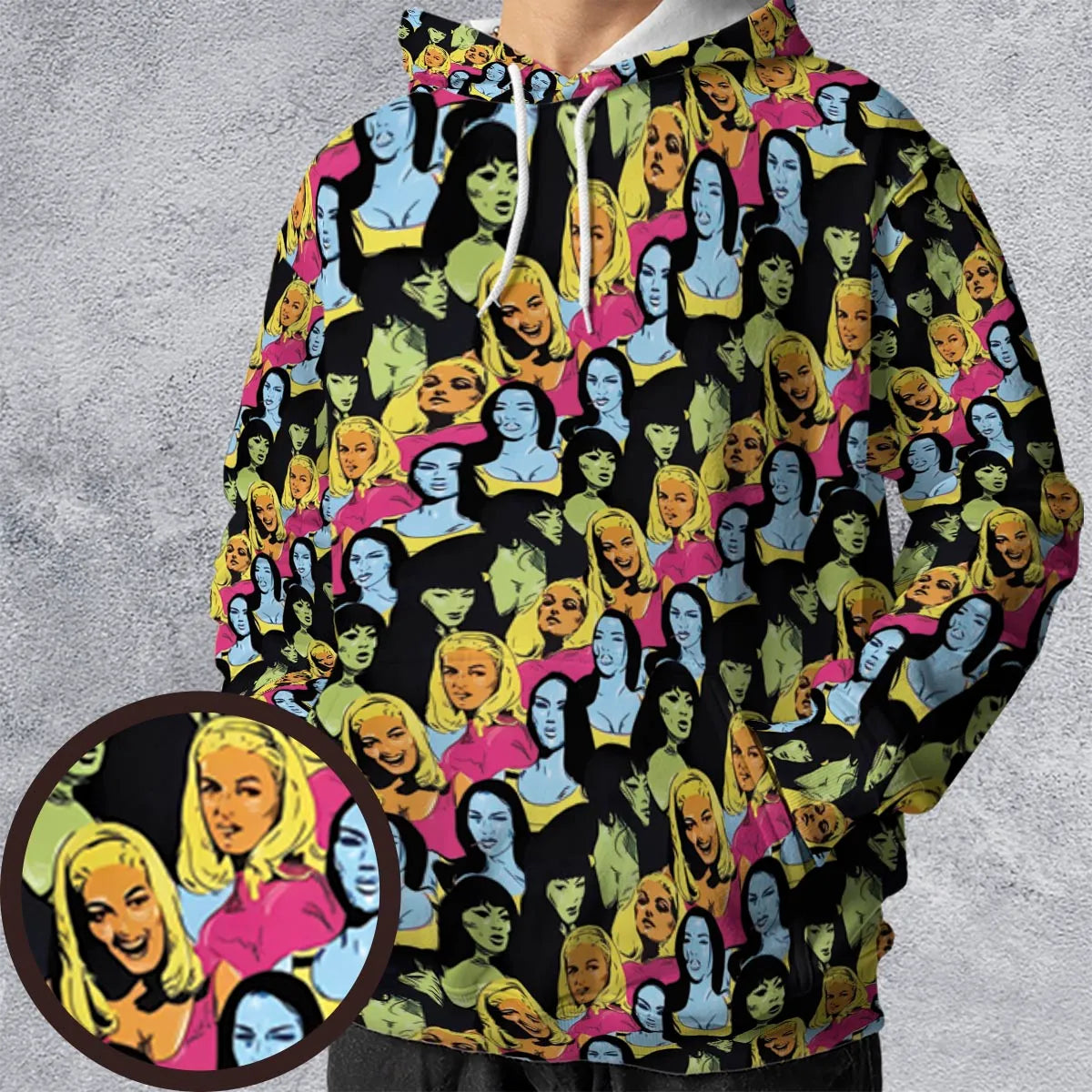 All-over Print Hoodie - YQ74UP6T