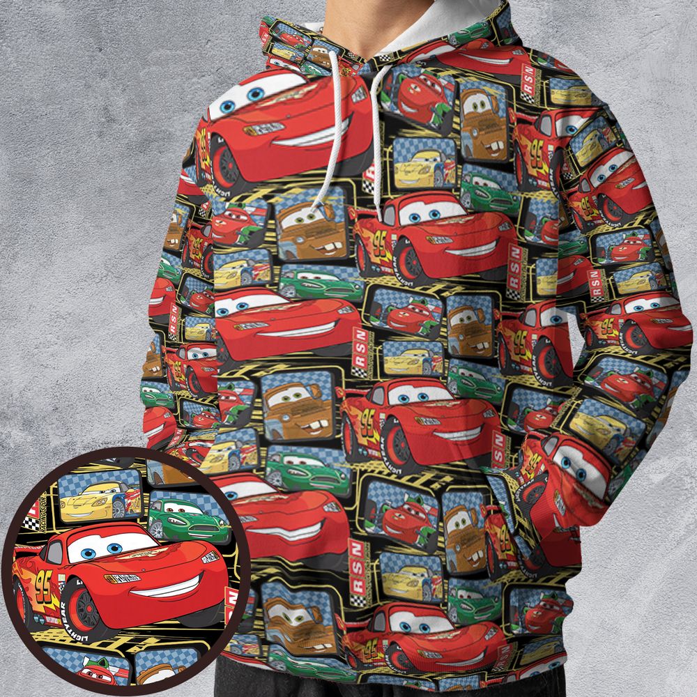 Cartoon Racing Car -  - 1