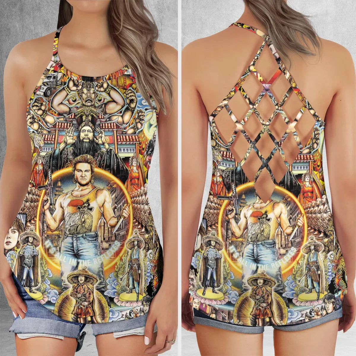 Criss Cross Tank Top - VMPUGDSF
