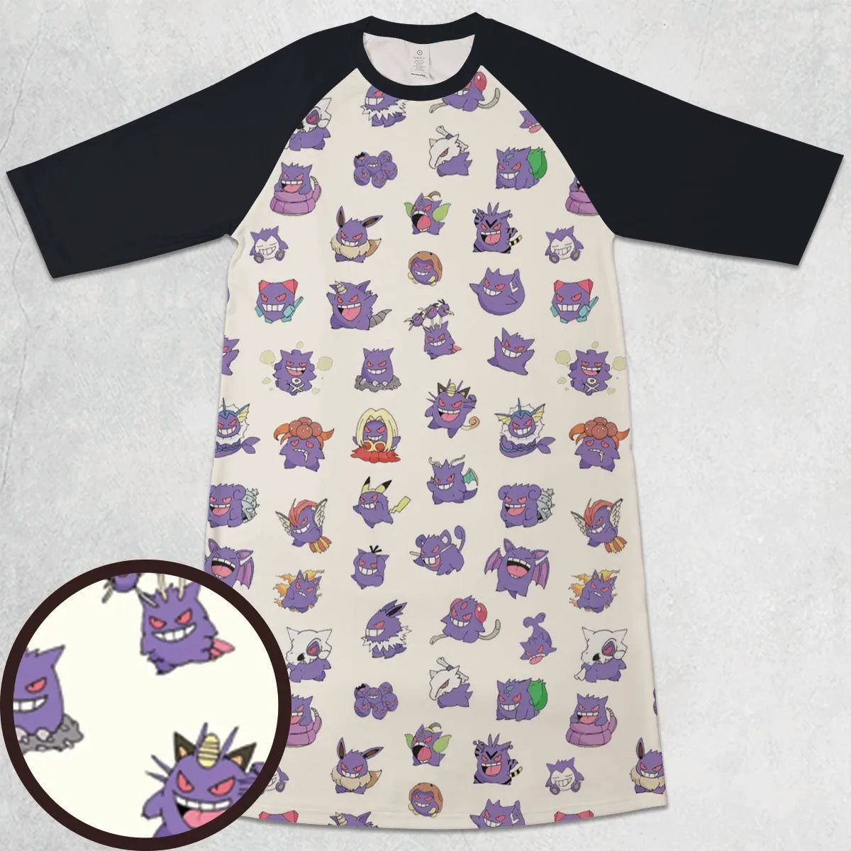 3/4 Sleeve Raglan Dress - RYDYLK1H