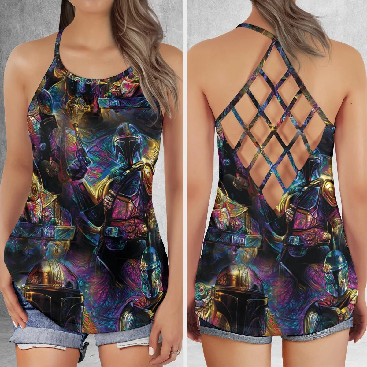 Criss Cross Tank Top - EJANRMTD