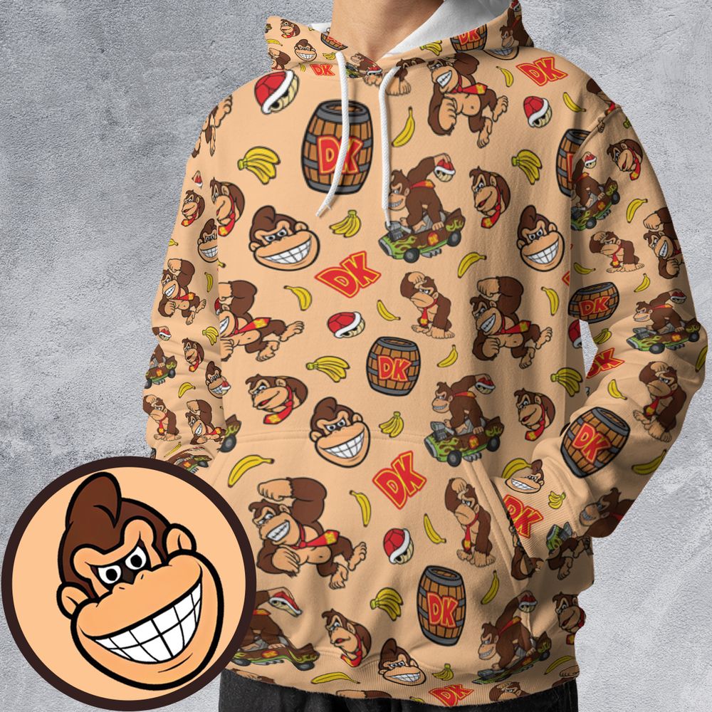 All-over Print Hoodie - TQZNBDLK -  - 1