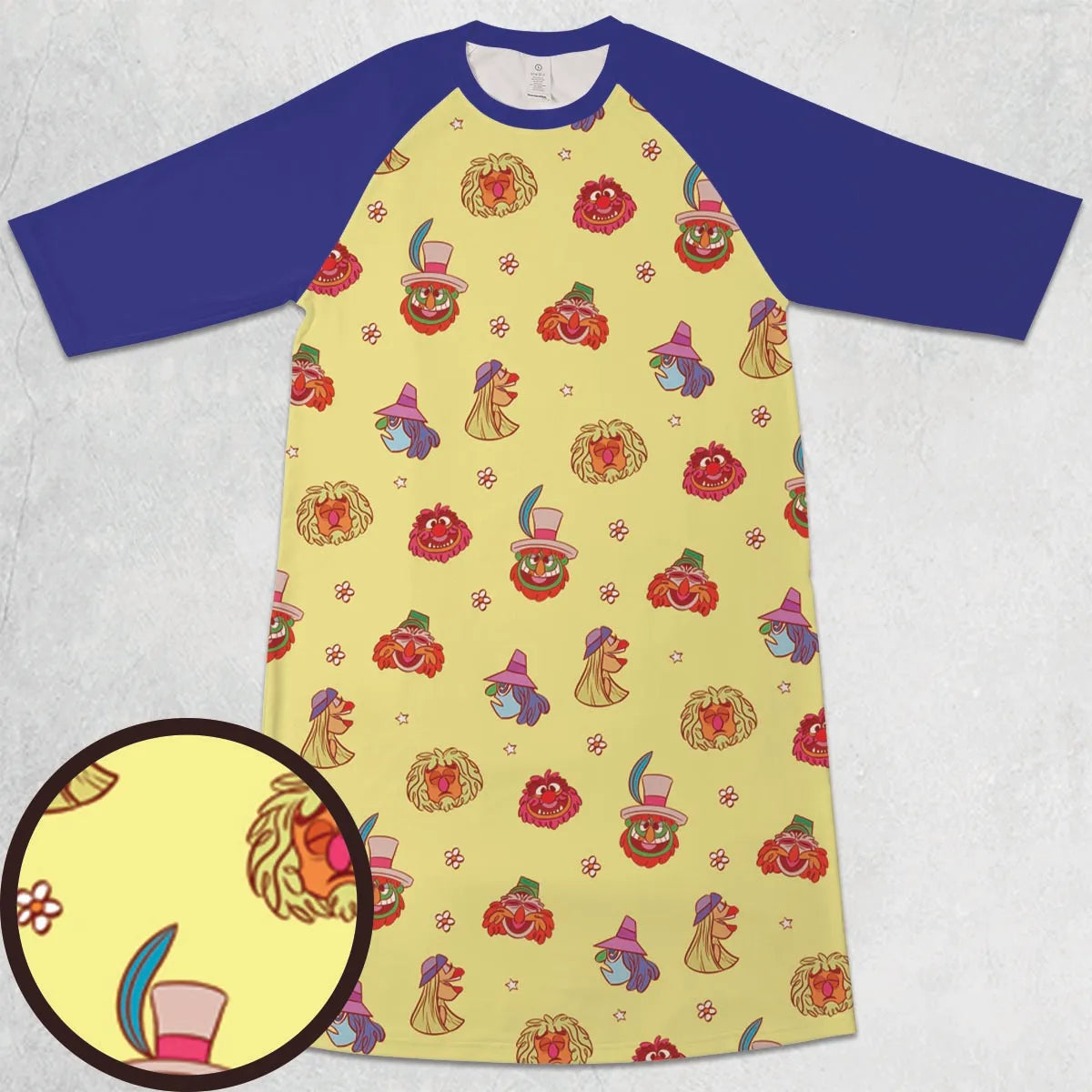 3/4 Sleeve Raglan Dress - BTGRZHPE