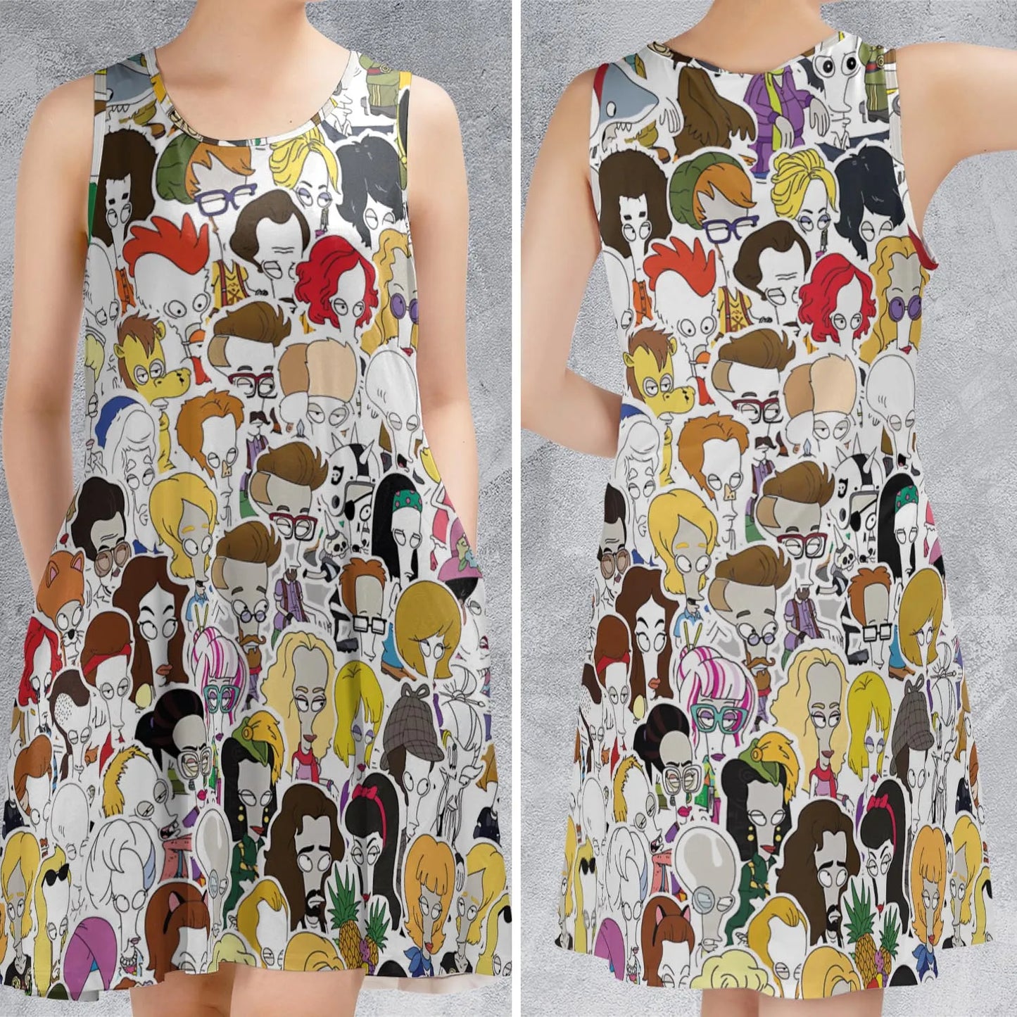 Sleeveless Dress - 85X5SUW6