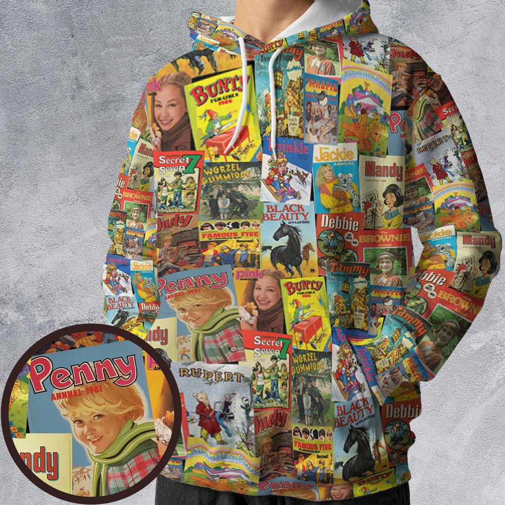All-over Print Hoodie - 743FLWAL -  - 1