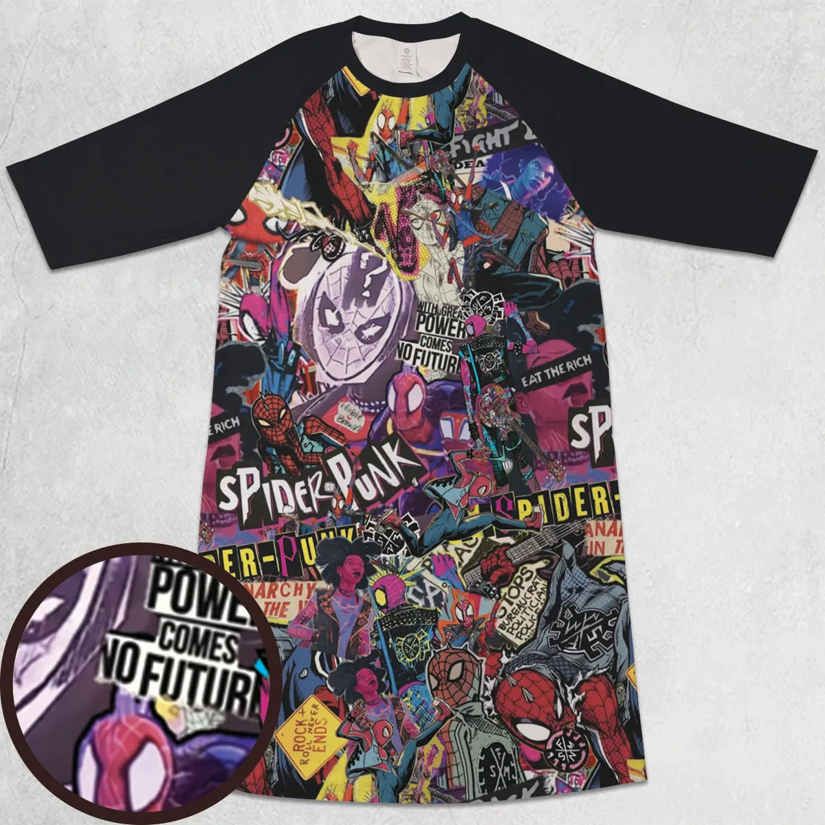 3/4 Sleeve Raglan Dress - 1V7GDKN3