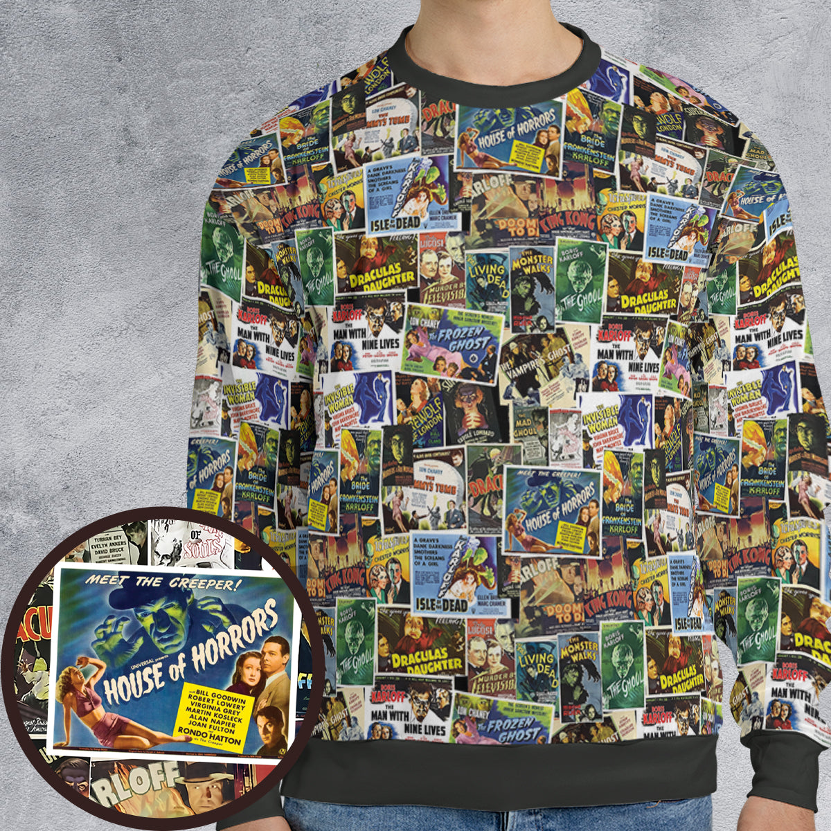 All-over Print Sweatshirt - 6PVXQR5M
