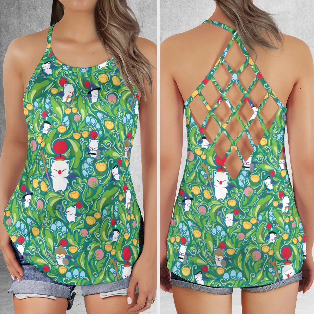 Criss Cross Tank Top - J7QG3WA6