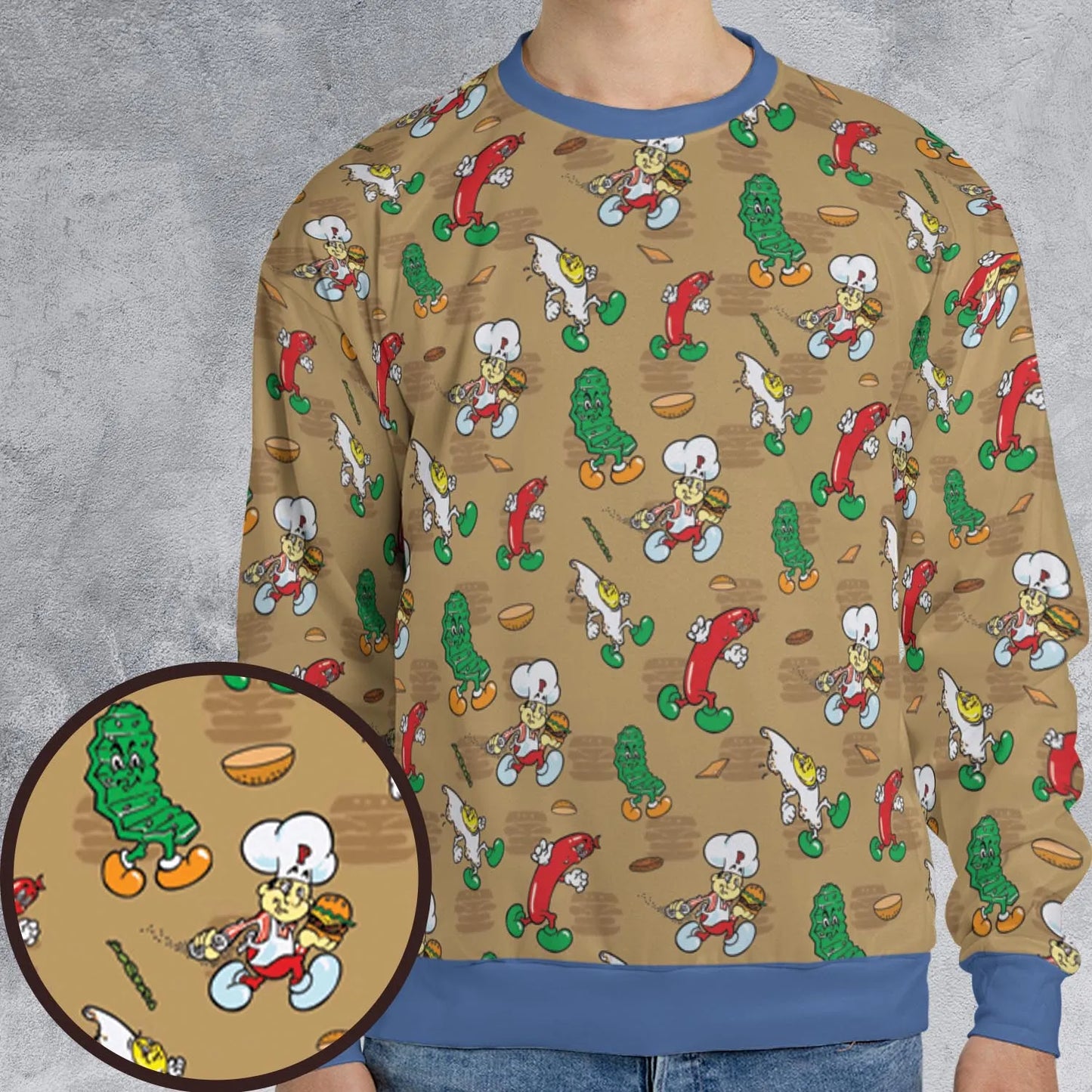 All-over Print Sweatshirt - YZZNZAJ7