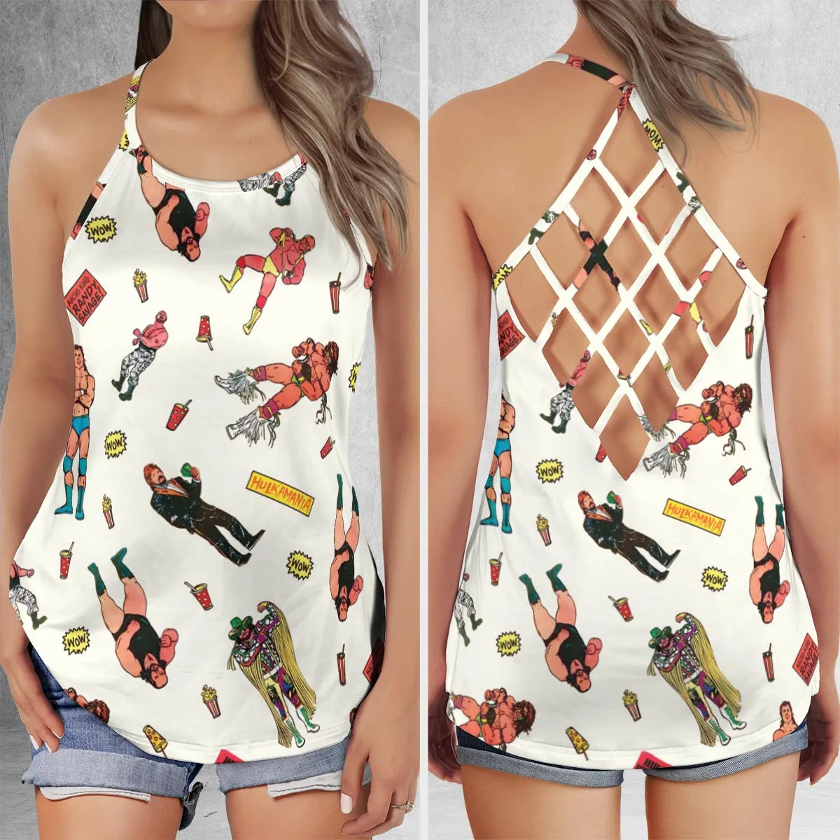 Criss Cross Tank Top - 5BHQBGR8