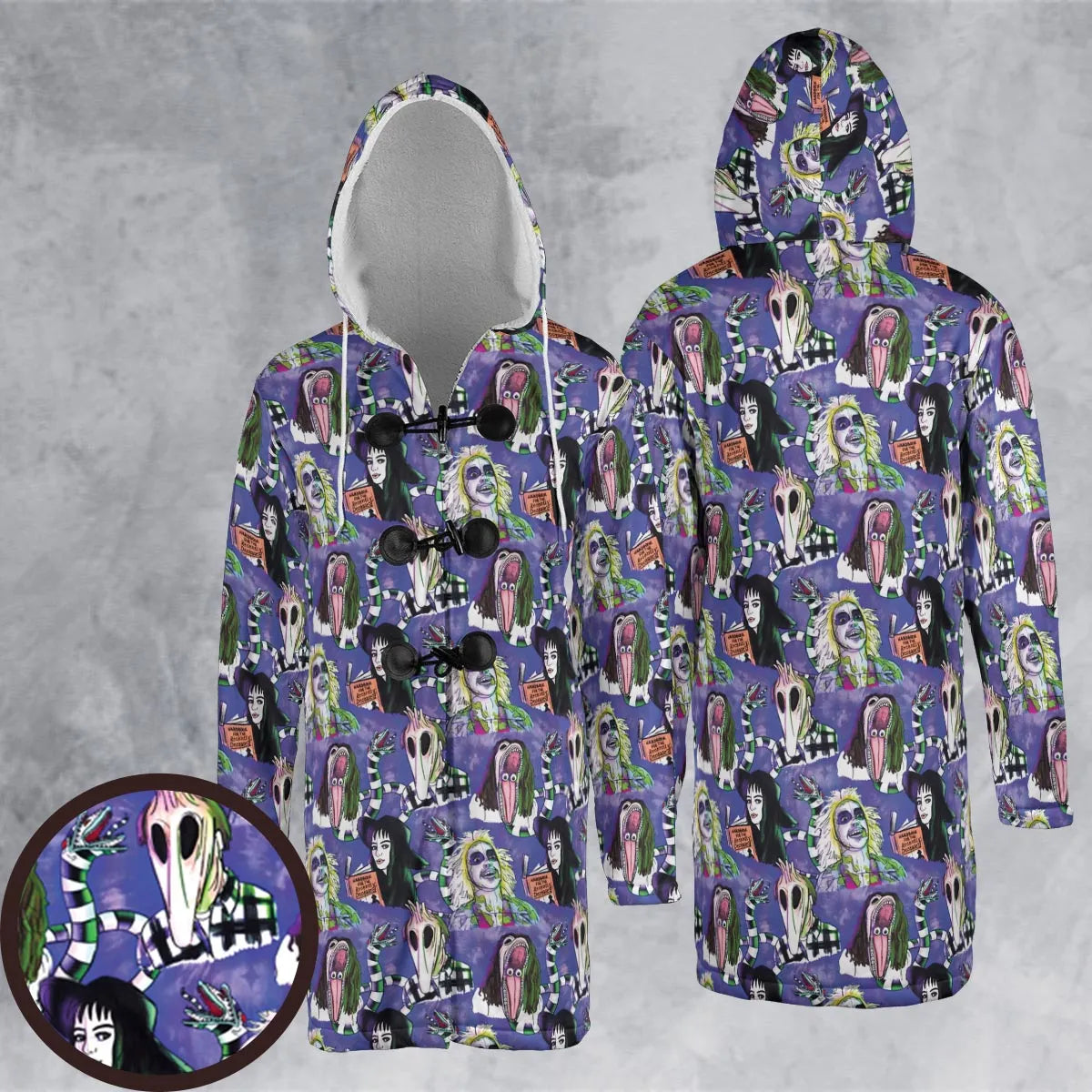 Hooded Cloak Coat - HMFSZ86G