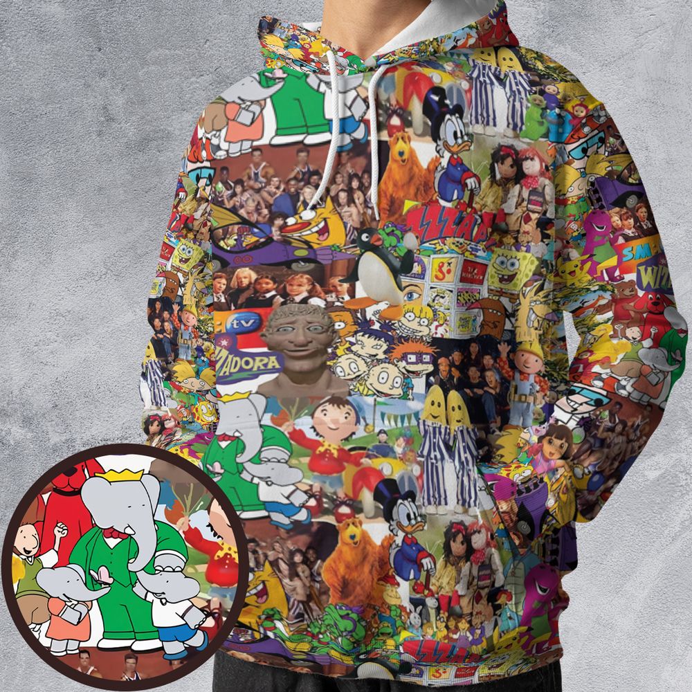 All-over Print Hoodie - RVR5PW92 -  - 1