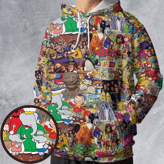 All-over Print Hoodie - RVR5PW92 -  - 1