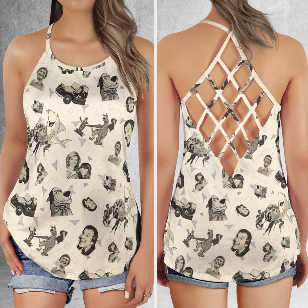 Criss Cross Tank Top - AKQ5PCRN -  - 1