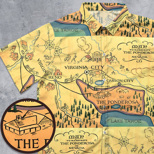 Map of The Ponderosa -  - 1