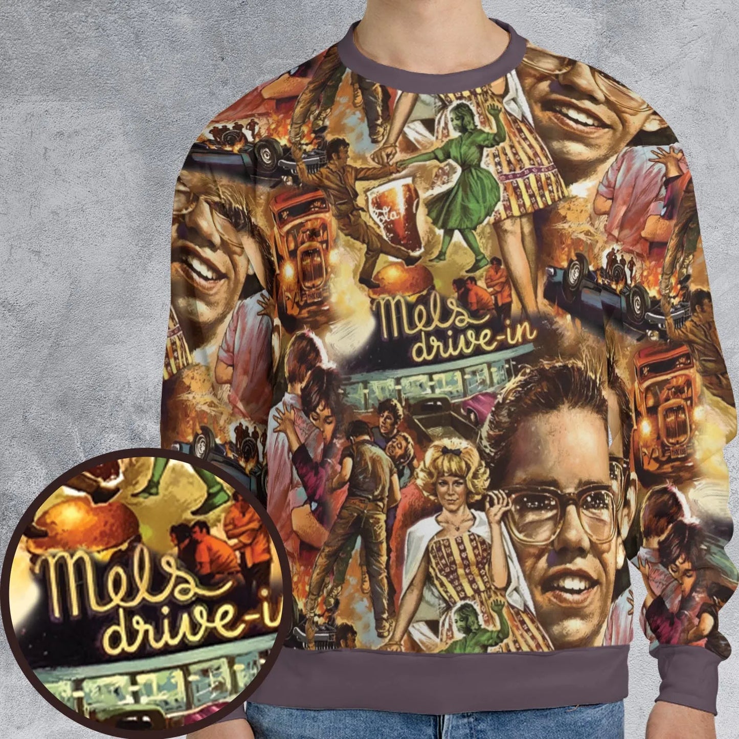 All-over Print Sweatshirt - B3FE9H38