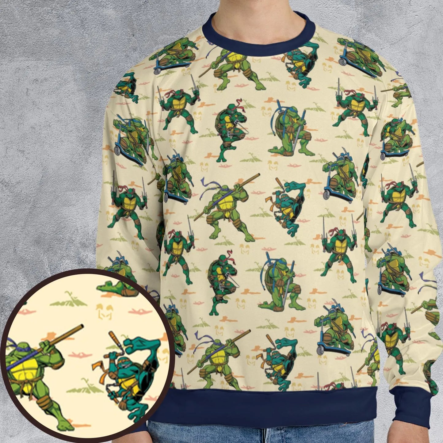 All-over Print Sweatshirt - PQV857BQ