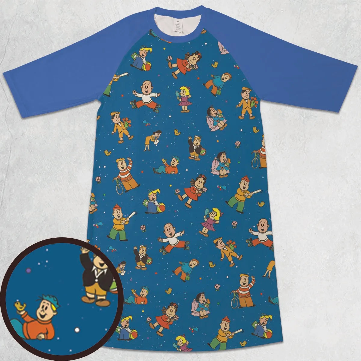 3/4 Sleeve Raglan Dress - F5A19ZSX