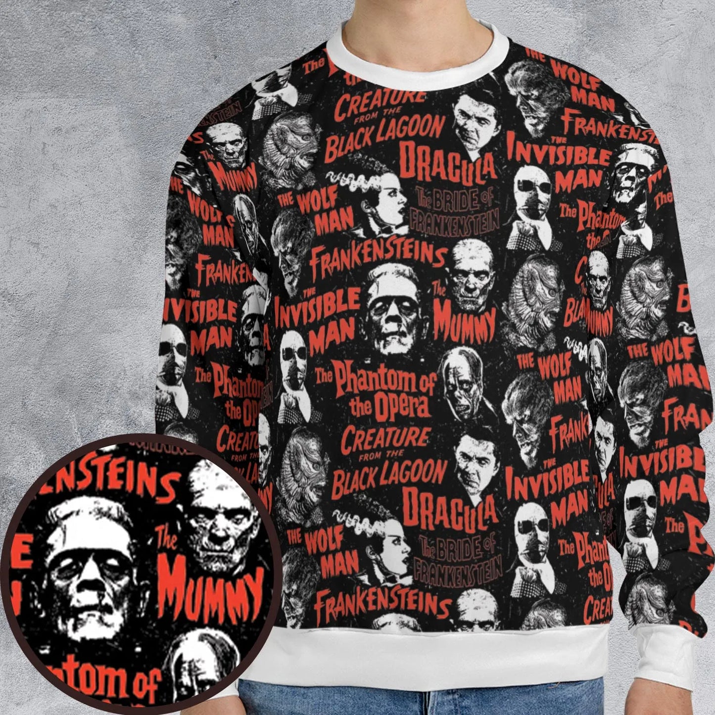 All-over Print Sweatshirt - YV4ZJ9KS