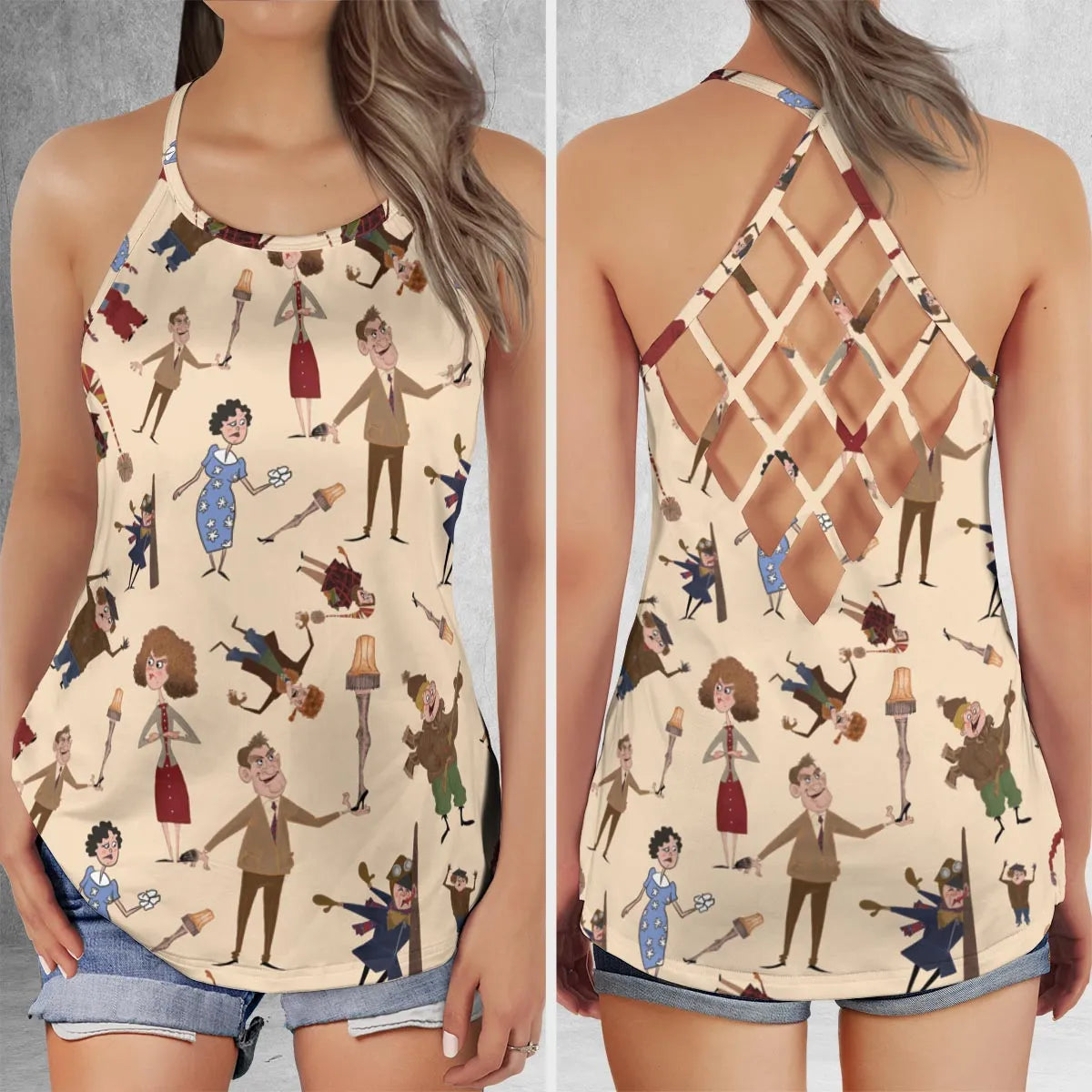 Criss Cross Tank Top - ZLPUMMY8