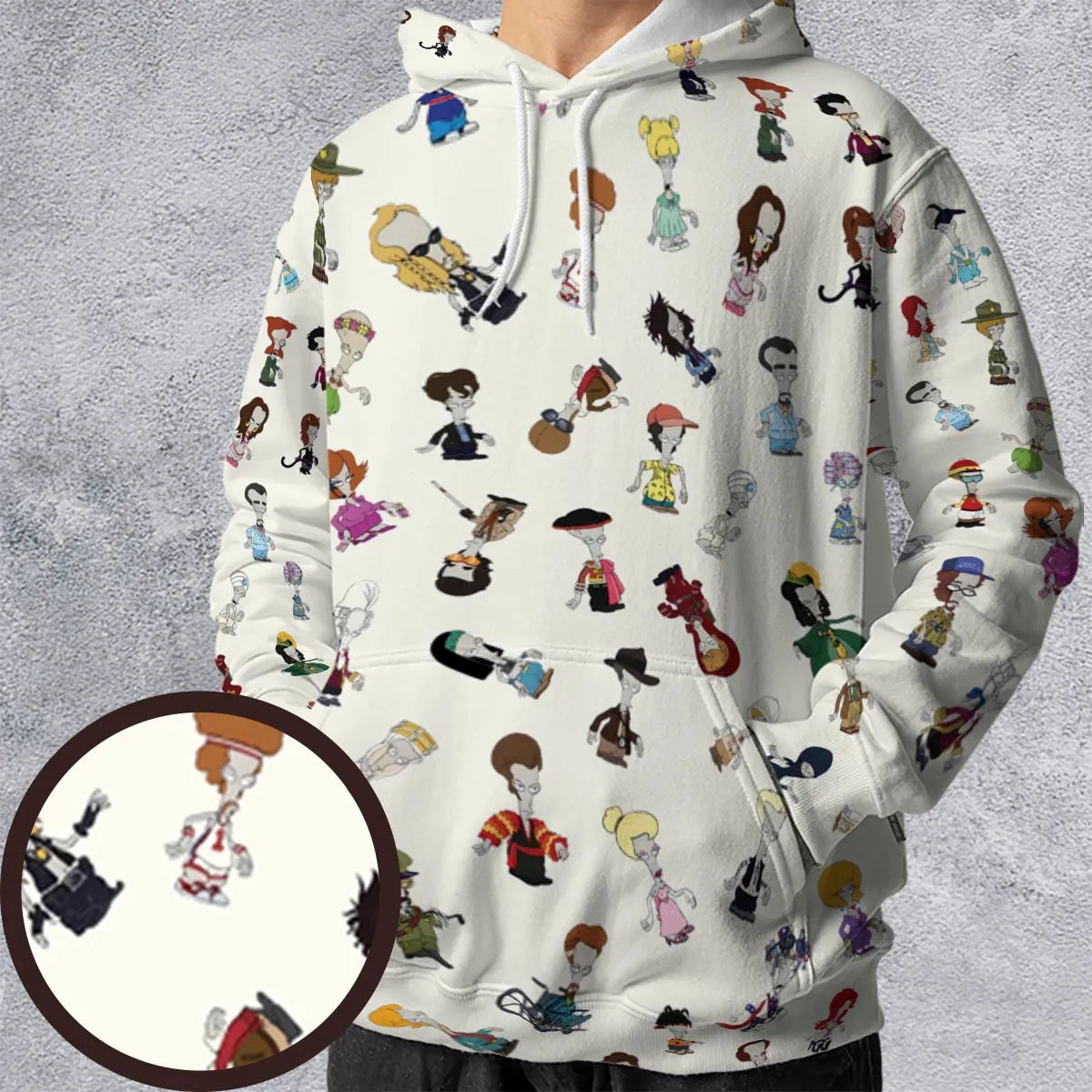 All-over Print Hoodie - NMT6D6RS