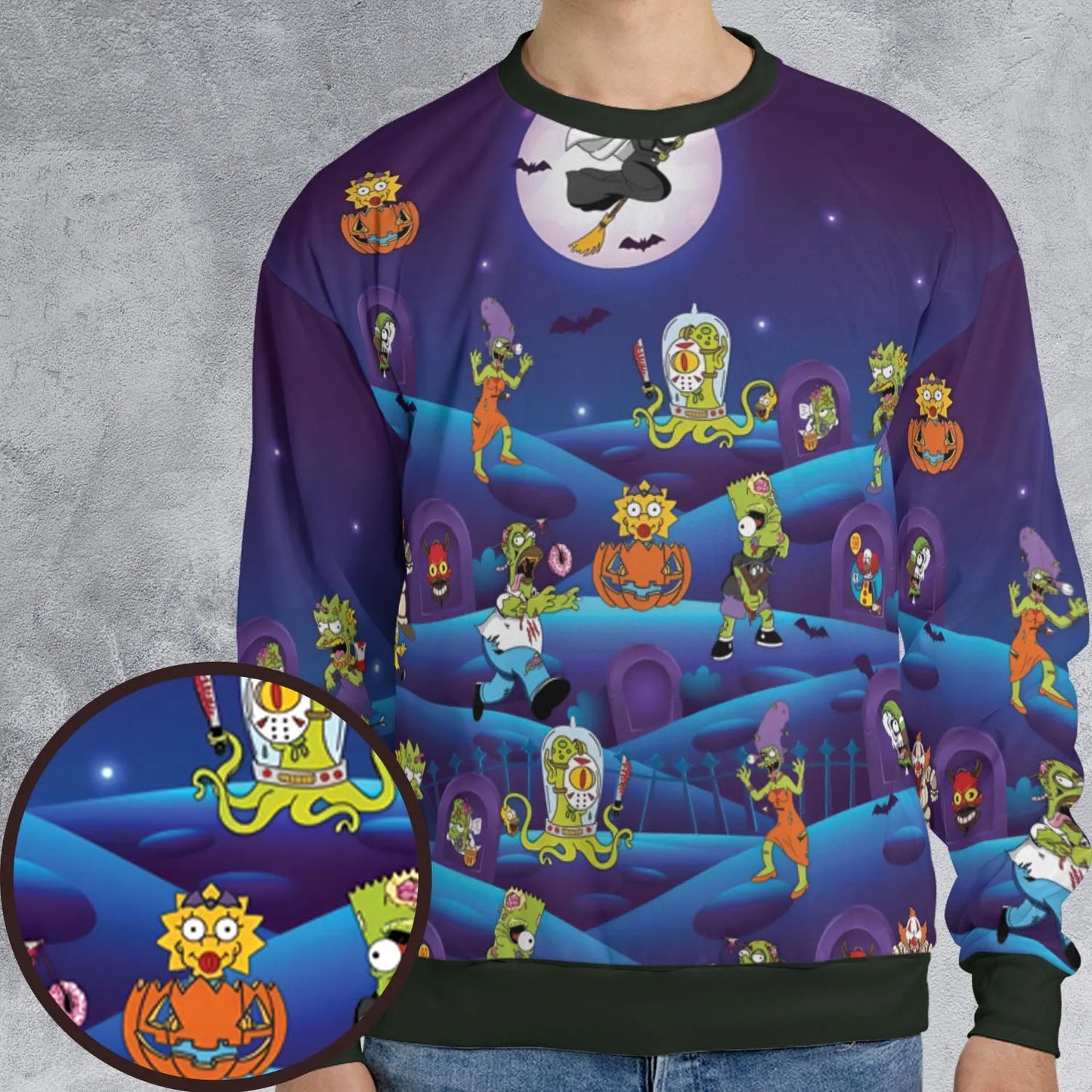 All-over Print Sweatshirt - SH6YLFYV
