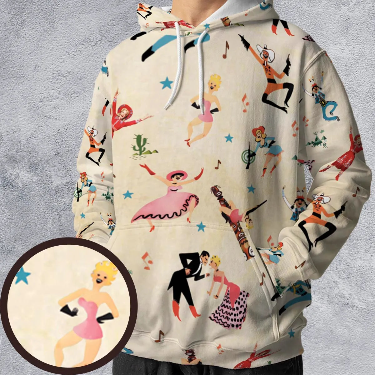 All-over Print Hoodie - YVRF5TGU