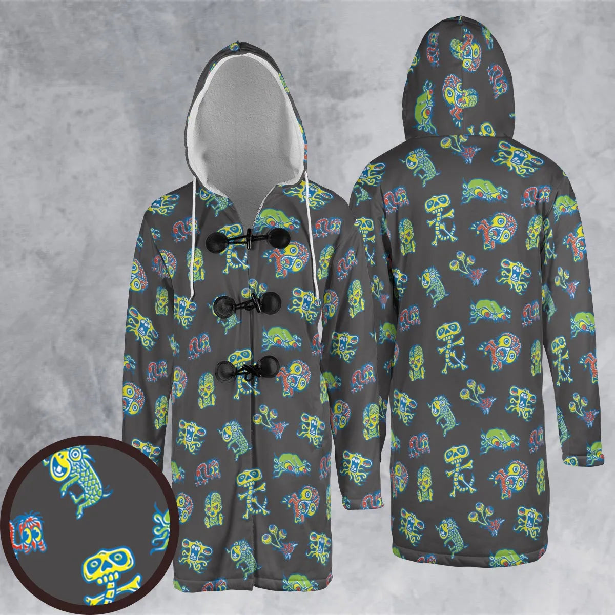 Hooded Cloak Coat - 499BTVB7