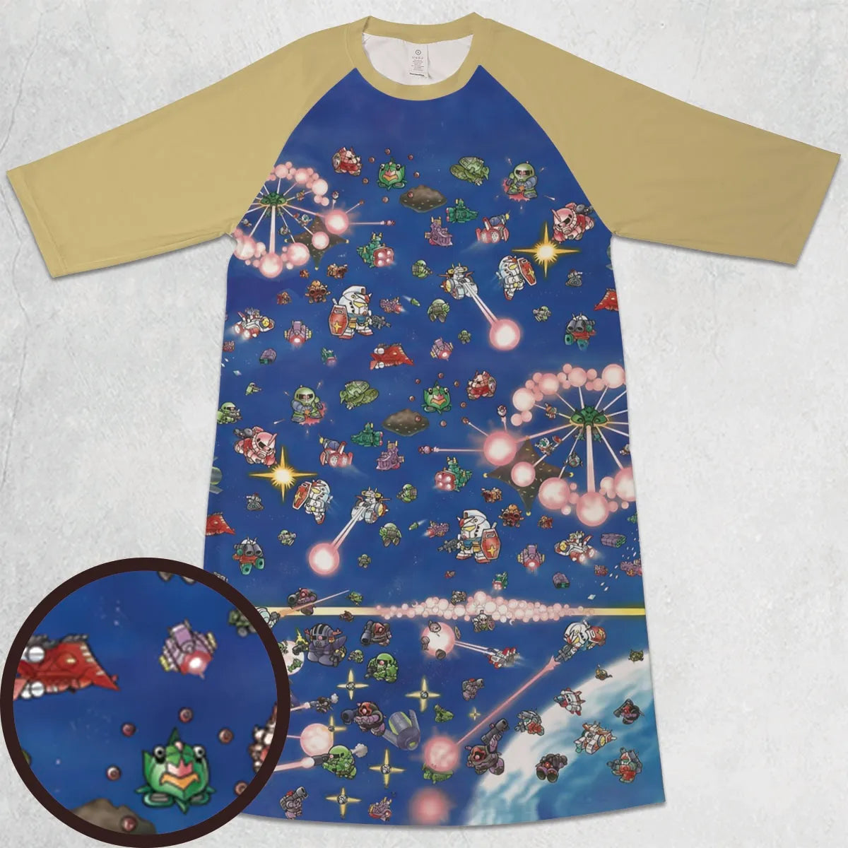 3/4 Sleeve Raglan Dress - 9NMQNPWZ
