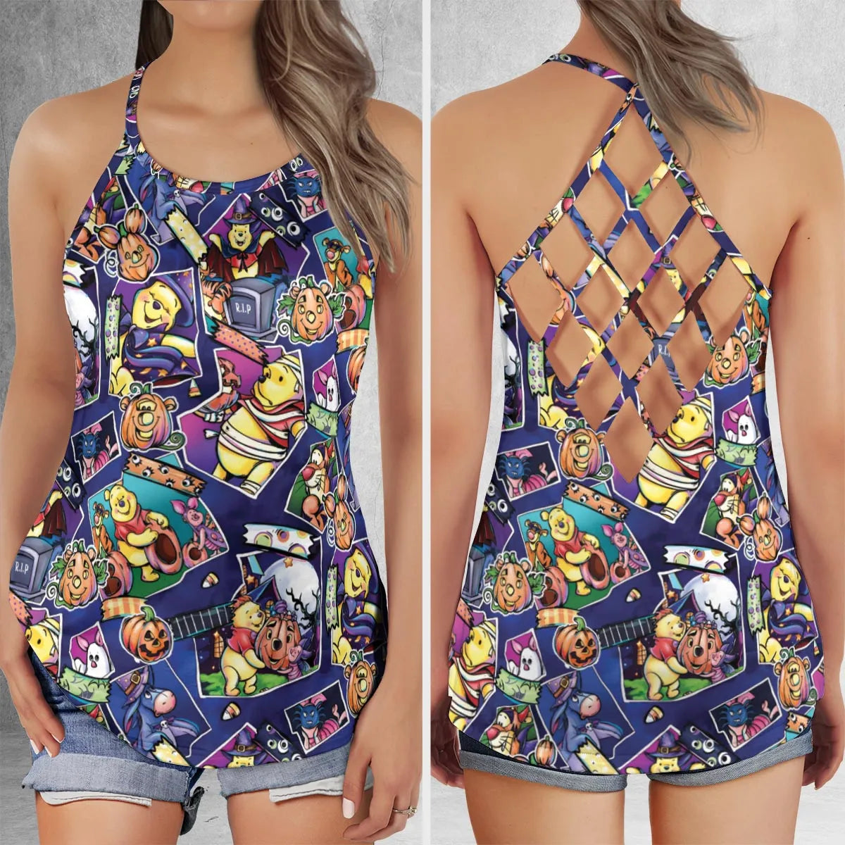 Criss Cross Tank Top - 8S8FLL2X