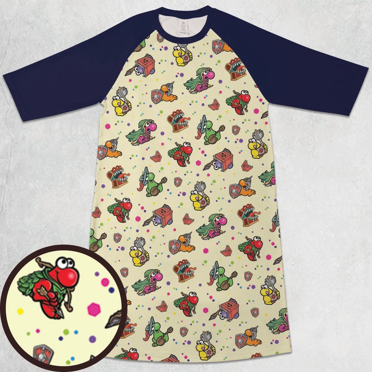 3/4 Sleeve Raglan Dress - G9EUL77C