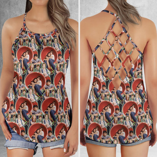 Criss Cross Tank Top - JNPH1HBF -  - 1