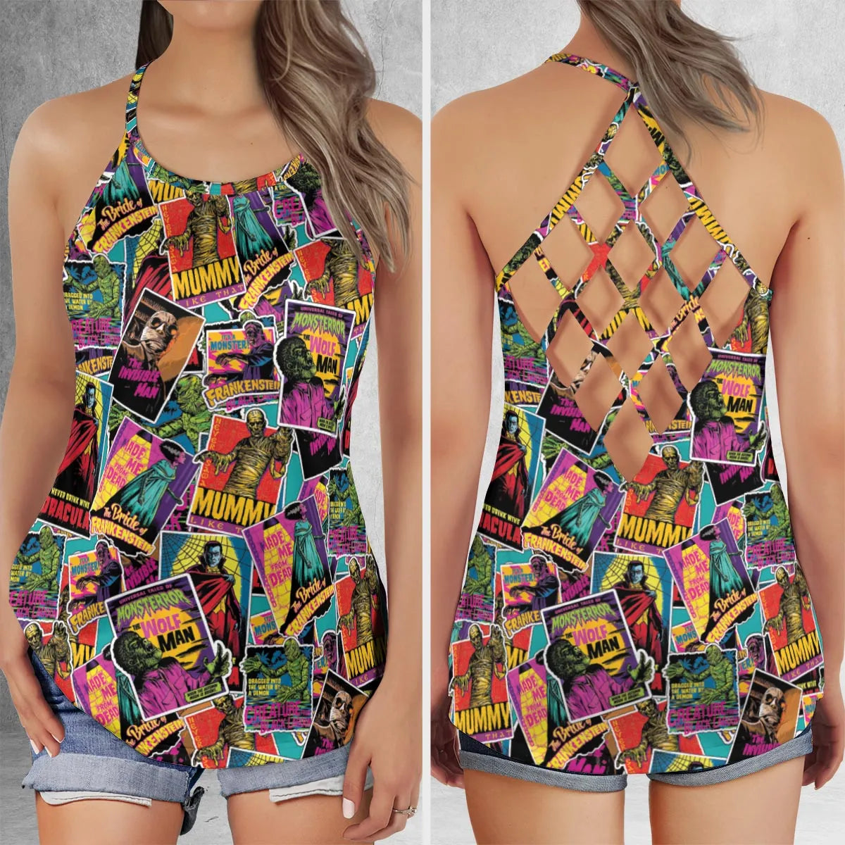 Criss Cross Tank Top - Y22ESG51