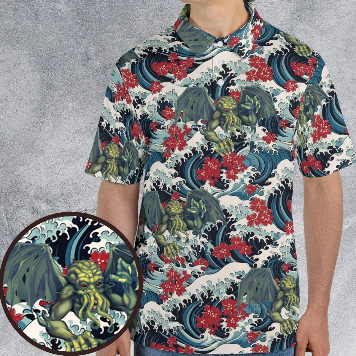 AOP Men/Women Polo Shirt - 6A4CWPKT