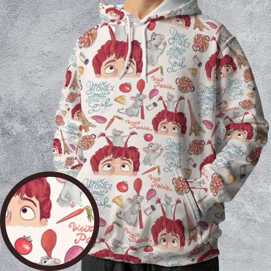 All-over Print Hoodie - B8GKND2S