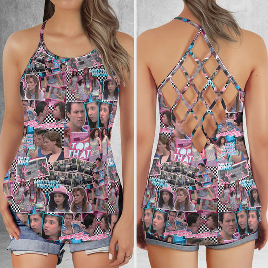 Criss Cross Tank Top - NSY5BCSL -  - 1
