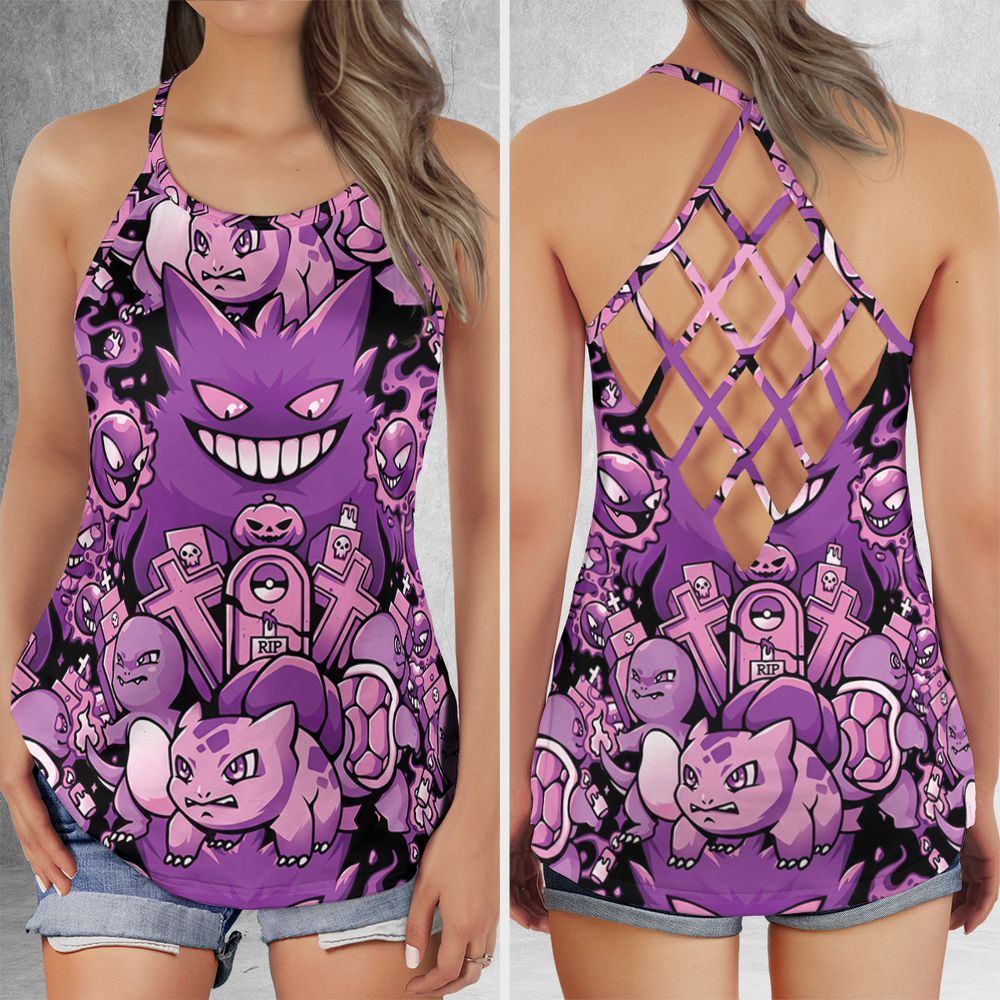 Criss Cross Tank Top - 2GLESS7D -  - 1