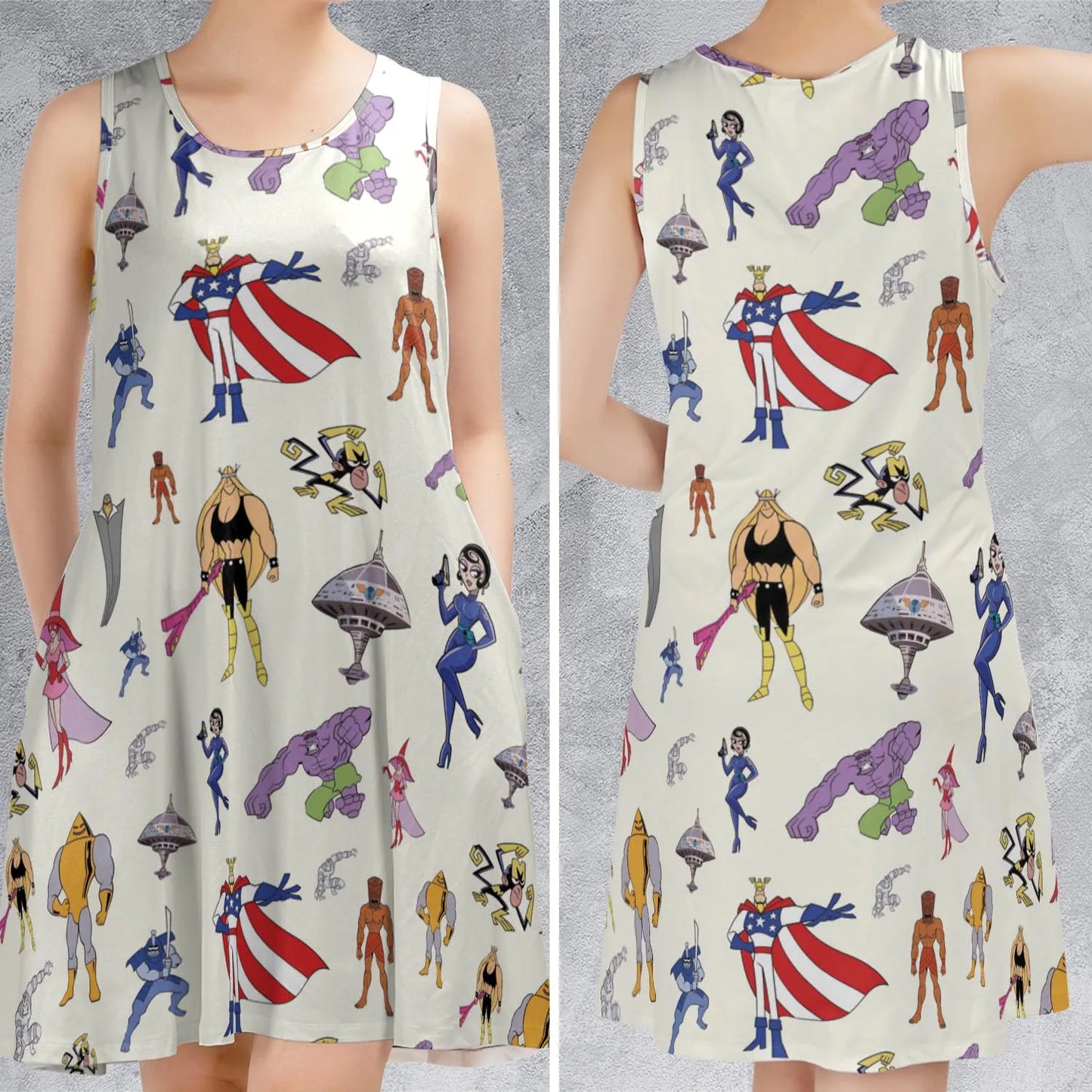 Sleeveless Dress - 4AXH53K2